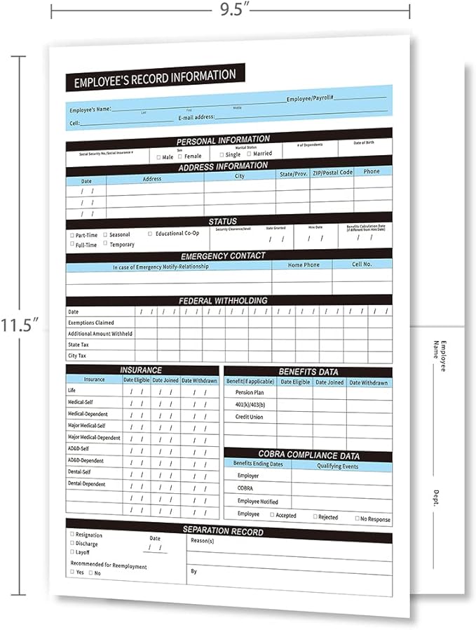 FENTASY Employee Record Folders - Image 2