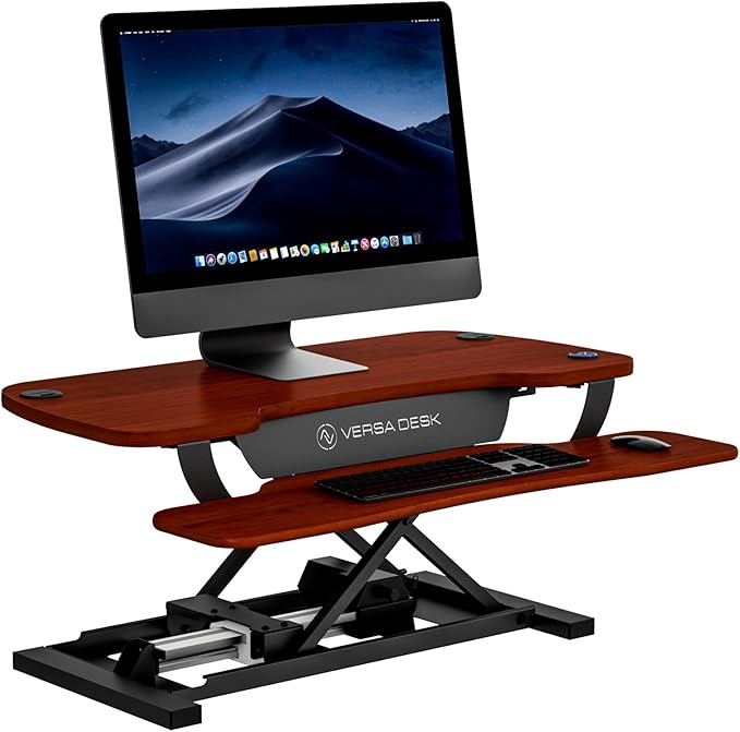 VERSADESK® PowerPro™ 36” x 24” Standing Desk Converter | 7.75” by VERSADESK