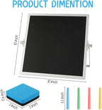 Small Magnetic Chalk Board 10"X10", Desktop Standing/Wall Hanging Chalkboard - Image 2
