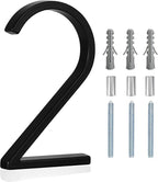 5" Floating Stainless Steel Address House Number, Modern Metal Anti-Rust House by MerearDecoration