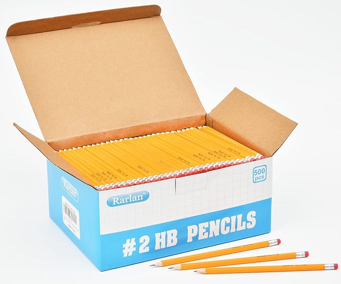 Rarlan Wood-Cased #2 HB Pencils, Pre-sharpened - Image 2