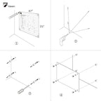 TOWON 47 x 35 Inch Glass Dry Erase Board Reminder, Magnetic Whiteboard Calendar - Image 5