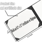 Happy Secret Diploma Cover 8.5"x 11" Diploma Holder Graduation Certificate - Image 2