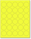 NextDayLabels - 8-1/2 x 11 Neon Color High Light Fluorescent Labels by NextDayLabels
