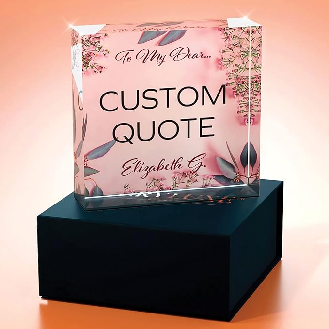 Custom Acrylic Sign Personalized, Custom Desk Name Plate, 18 Styles, - Image 3