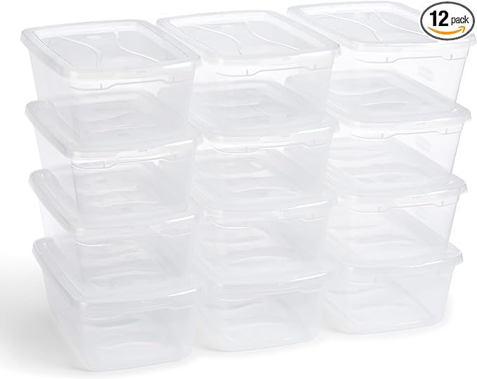 Rubbermaid Cleverstore 6 Qt Clear Storage Bins by Rubbermaid