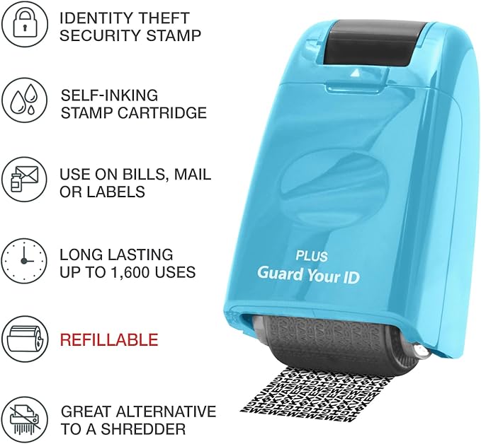 Guard Your ID Identity Protection Stamp Roller - Image 4
