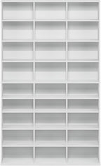 Furinno Jaya DVD Shelf, Wide 24-Shelf CD Rack, Media Shelf - Image 6