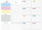 JAMIEKA 52Color Weekly Tearable Planners Pad - Image 4