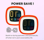 CREAVIVA Digital Kitchen Timer, Protective Rubber case, Large Display - Image 4