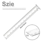 30PCS Clear Ruler Plastic Rulers 12 Inch, - Image 2