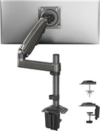 HUANUO Single Monitor Arm for 13-32 inch Screens, Holds 19.8lb, Adjustable by HUANUO