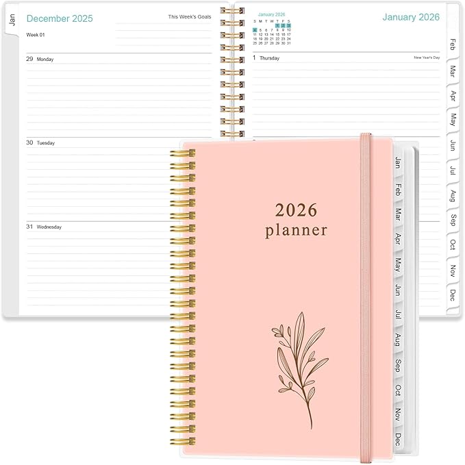 2026 Planner - Planner 2026 from January 2026 to December 2026, Weekly & by Heveboik