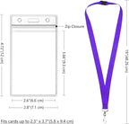 12-Pack Purple Breakaway Lanyards - Image 3