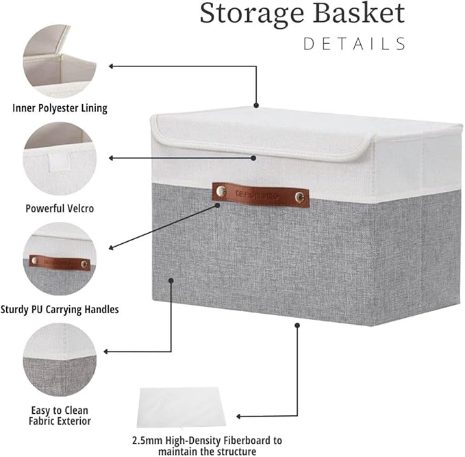 DECOMOMO Fabric Storage Bins - Image 4