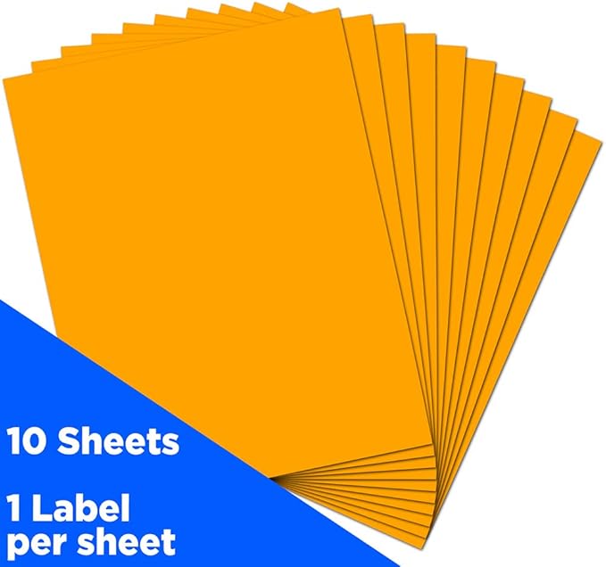 JAM PAPER Full Sheet Shipping Labels - Image 2