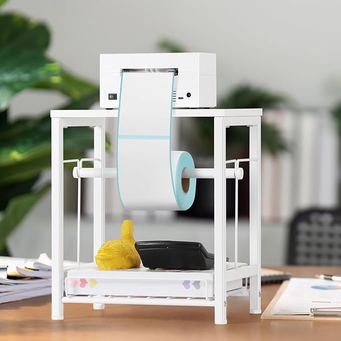 smusei Label Holder Thermal Printer Sticker Stand Label Roll Holder - Image 6
