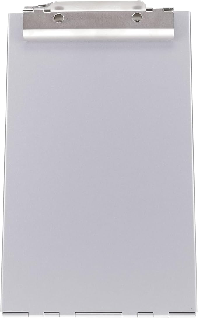 Saunders Metal Clipboard with Storage, Memo Size Paper Organizer, Steel Clip - Image 5