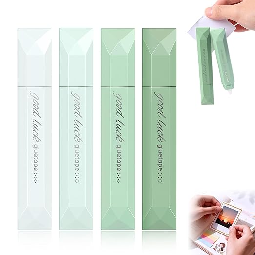 4Pcs Double Sided Tape Pens, 2025 New Multipurpose Double Sided Tape Roller by Unknown