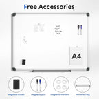 VUSIGN Magnetic Whiteboard 48" x 36", Large Dry Erase Board - Image 3