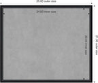 Amanti Art Black Framed Magnetic Board 21x25 Medium Vision Board - Image 3