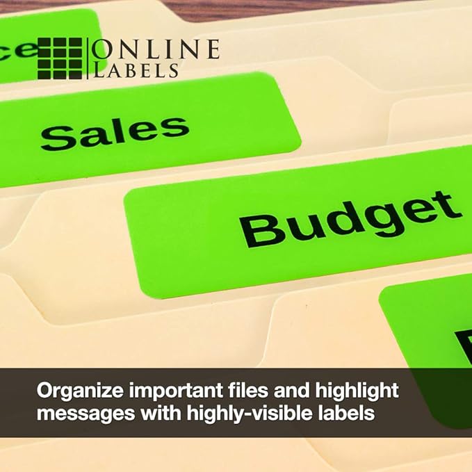 Neon Green Address Labels - Image 6