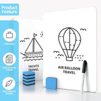 Dry Erase LapBoards, PANDRI 12 Pack Double Sided 12.5 x 9 Inch Whiteboards - Image 5