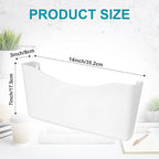 Colarr 6 Pack Expandable Pocket Wall File Holder Plastic Hanging Wall Organizer - Image 2