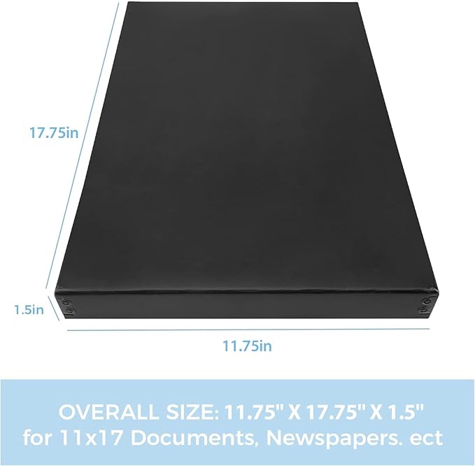 Lineco Museum Archival Storage Box, 11.75x17.75x1.5 in. Drop Front Design. - Image 3