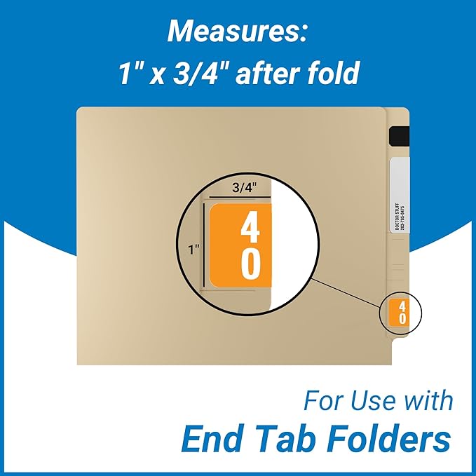 Doctor Stuff - File Folder Labels, Terminal Digit Filing, Consecutive Double - Image 5