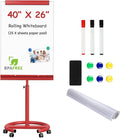 TSJ OFFICE Rolling Whiteboard Standing by TSJOFFICE
