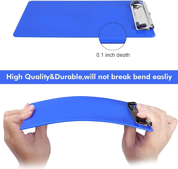 TFDLCG zm Blue Plastic Clipboard - Image 4