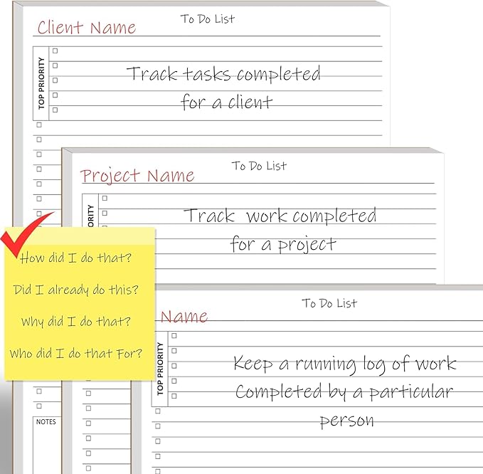 TO DO List Planner Notepad, 60 Page Planning Pad. Undated ToDo Checklist - Image 7