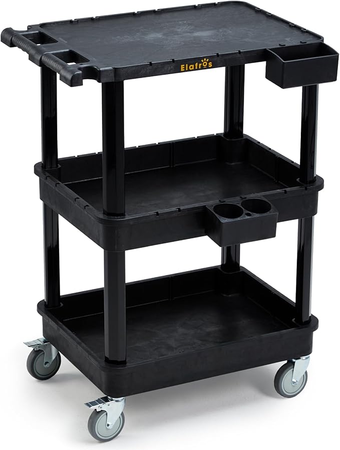 ELAFROS 3-Tier Utility Cart by ELAFROS