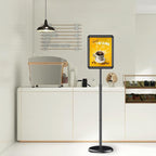 Newzueby Pedestal Floor Stand Sign Holder - Image 7