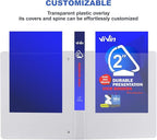 3 Ring Binder 2 Inch, ViVin Sturdy 2"-Slant D Ring Binder - Image 4