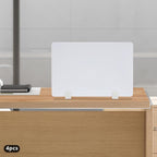 4PCS Desk Dividers Office Partitions, Privacy Desk Panel Protective, Acrylic - Image 5