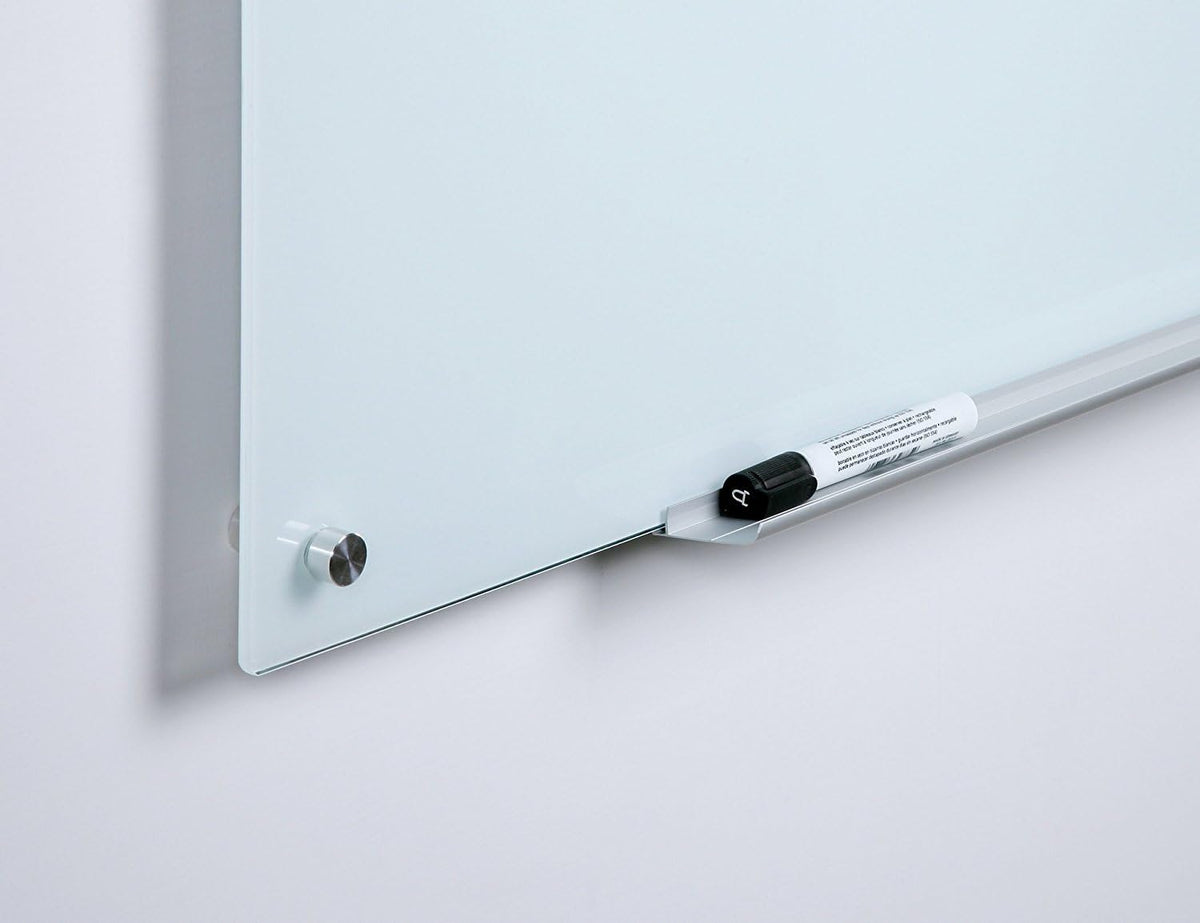 Audio-Visual Direct Magnetic Glass Whiteboard, 60" x 40", White