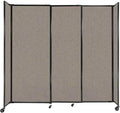 Versare Straightwall Sliding Portable Wall Partition | Freestanding Office by VERSARE