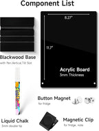 Kivsty Acrylic Black Dry Erase Board - Image 9