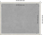 Amanti Art Silver Framed Magnetic Board 34x42 X-Large Vision Board - Image 4