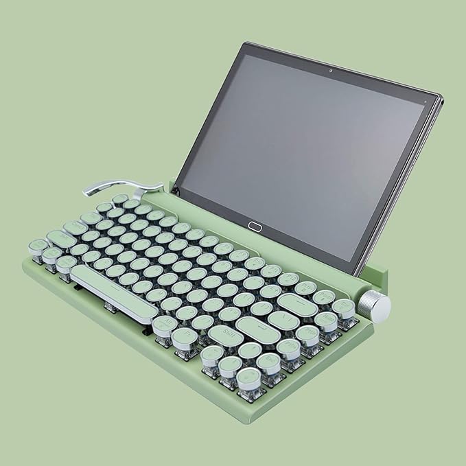 Adventurers Retro Typewriter-Style Mechanical Keyboard, 83 Keys, 75% Compact - Image 7