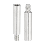 PATIKIL 2 Pcs M8x60+12mm Album Scrapbook Extension Posts Extension Screw, 2Pcs Stainless Steel Extension Post for Binding Extending Refillable Scrapbook Photo Album Craft DIY