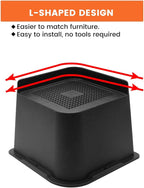 MXMZHXU Bed Risers 2 inch, 3 inch, 4 inch, 6 inch or 8 inch Heavy Duty - Image 3