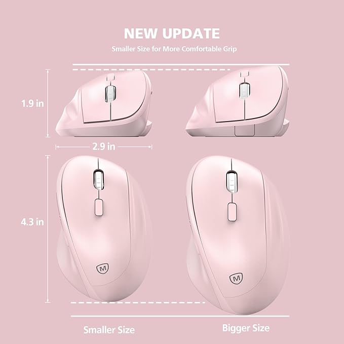 MICROPACK Digitally Yours Ergonomic Wireless Mouse - Image 8