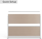 Stand Up Desk Store Oakwood Aesthetic Modular Walls | Room Divider Wall - Image 7