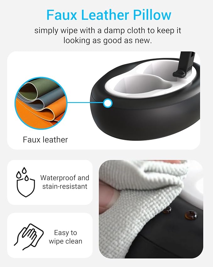 CANHET Tablet Leather Pillow Stand, 【Stain-Resistant】 Tablet Holder - Image 2