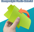 Chell 4"x6" Plastic Index Card Dividers, Primary Colors, 25 Pack | Heavyweight, A-Z, Made of Polypropylene, Alphabetical Stickers, Blank Stickers