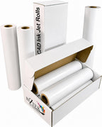 Wide Format Paper 24" x 150' CAD Bond Rolls (24lb | 4 Rolls, 24 In x 150 Ft | 2" Core)