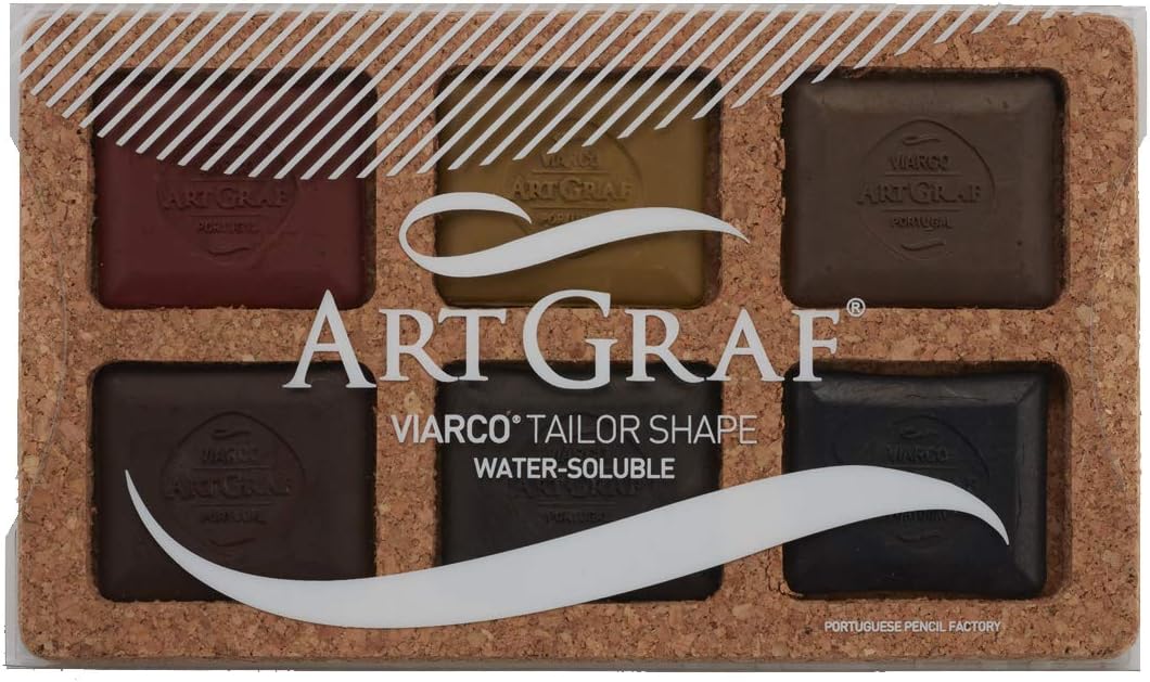 art graf water soluble tailors chalk shaped watercolor, close-up detail